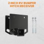 RV Bumper Hitch Receiver Adapter for Trailer Camper Coachman Bike Cargo Carrier