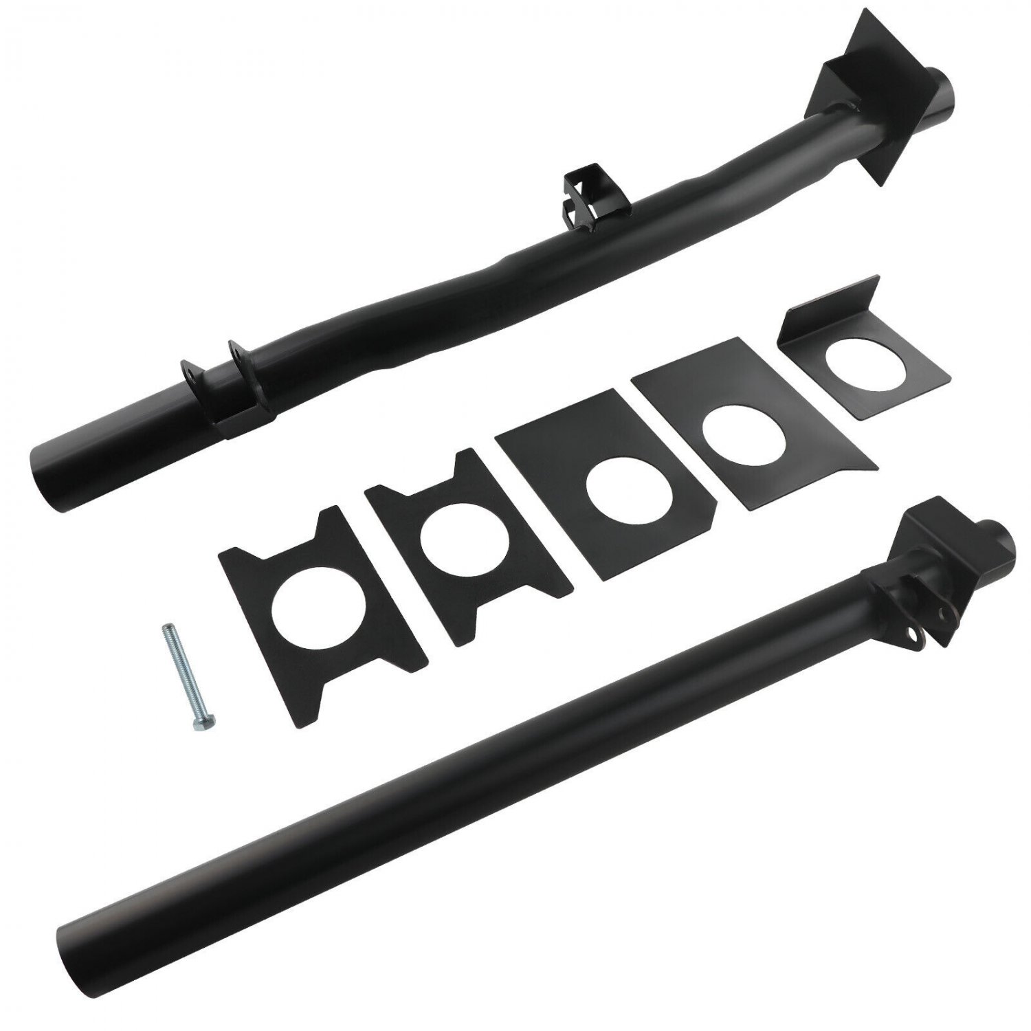 Rear Tank Support + Rear Shock Mount Crossmember For Chevy Silverado GMC black