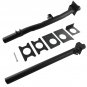 Rear Tank Support + Rear Shock Mount Crossmember For Chevy Silverado GMC black