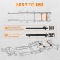 Rear Tank Support + Rear Shock Mount Crossmember For Chevy Silverado GMC black