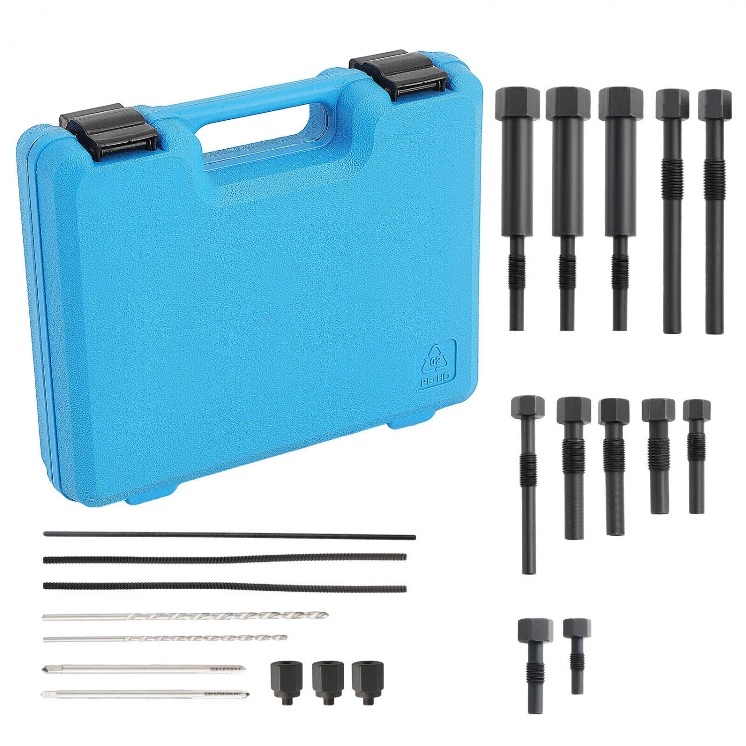 22pcs Glow Plug Electrodes Removal Fit Damaged Broken Glow Plugs M8/M10 Tool New