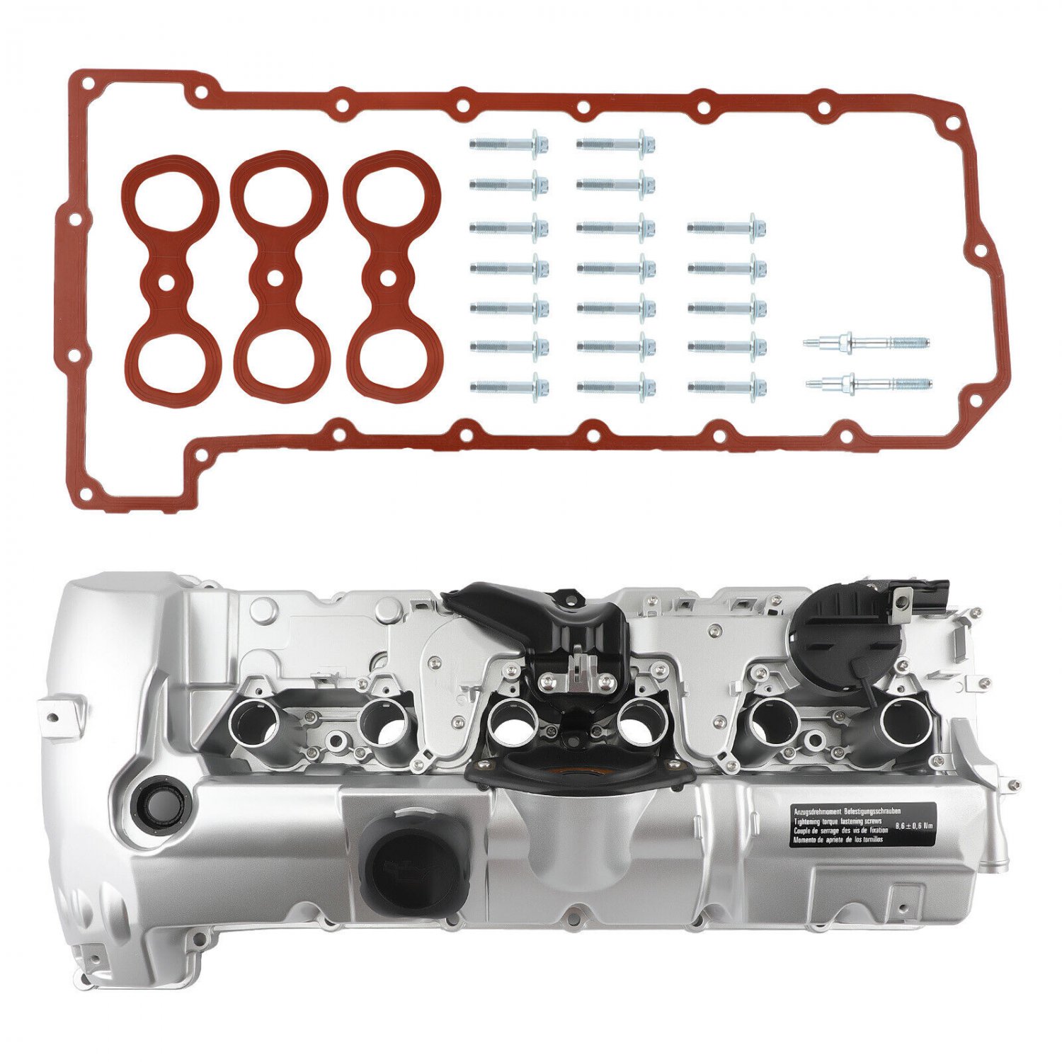 Aluminum Engine Valve Cover For BMW 128i 328i 328xi 528i 528xi X3 X5 11127552281