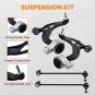4pc Front Lower Control Arm Ball Joint Sway Bar Link For Ford Explorer 2011-2019