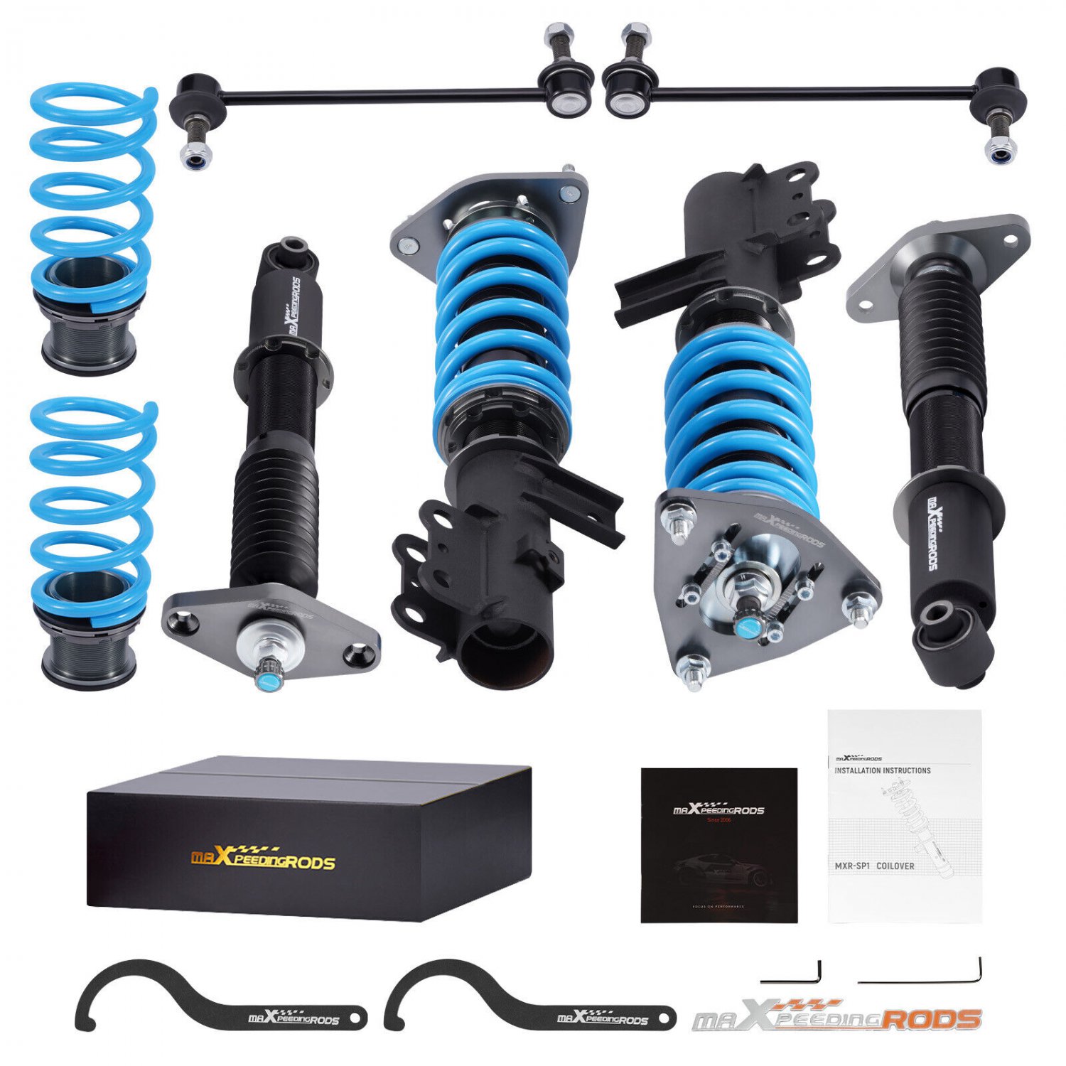 MaXpeedingrods T6 Coilovers Lowering Suspension For Hyundai Genesis Coupe 11-15