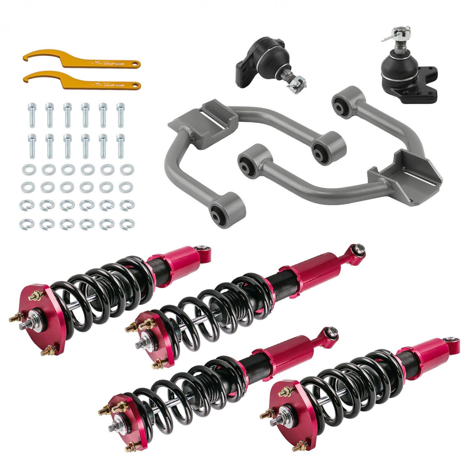 Coilovers Suspension Front Camber Control Arms Kit For Lexus IS300 SXE10 01-05