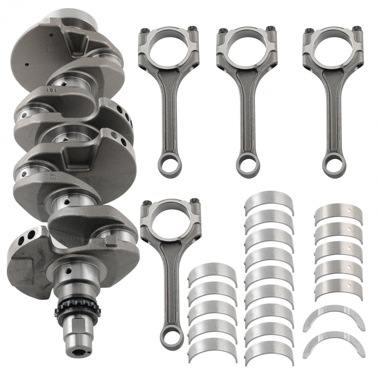 1.6L Engine Crankshaft Connect Rods & Bearing Set For 12-19 Hyundai KIA SOUL RIO