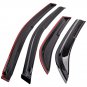 4 Pcs Smoke Window Visor Rain Guard Shade Deflector for Toyota Corolla 2009-13