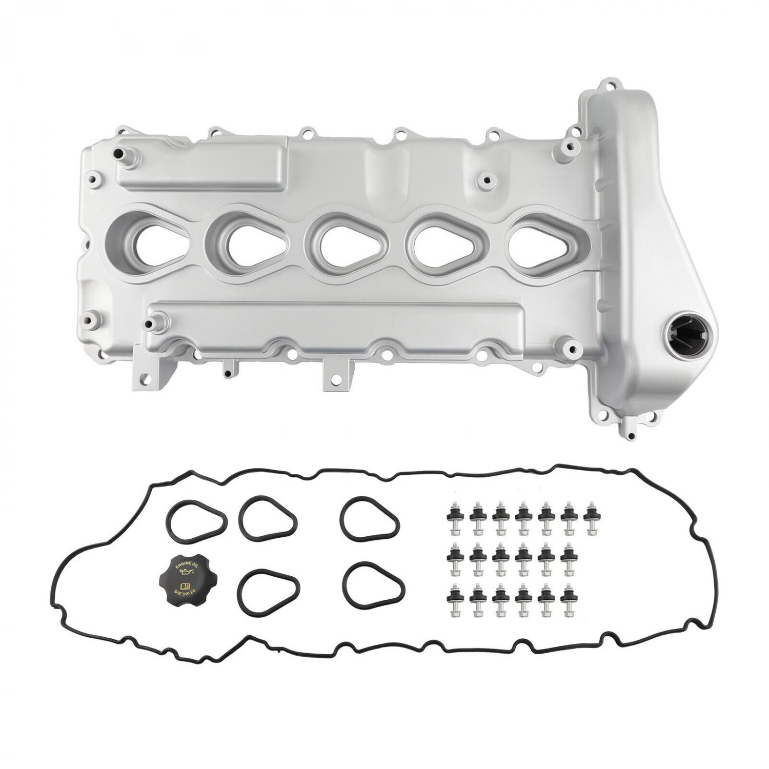 Engine Valve Cover Set with Gasket & Bolts For CHEVROLET COLORADO 3.5L 12591996