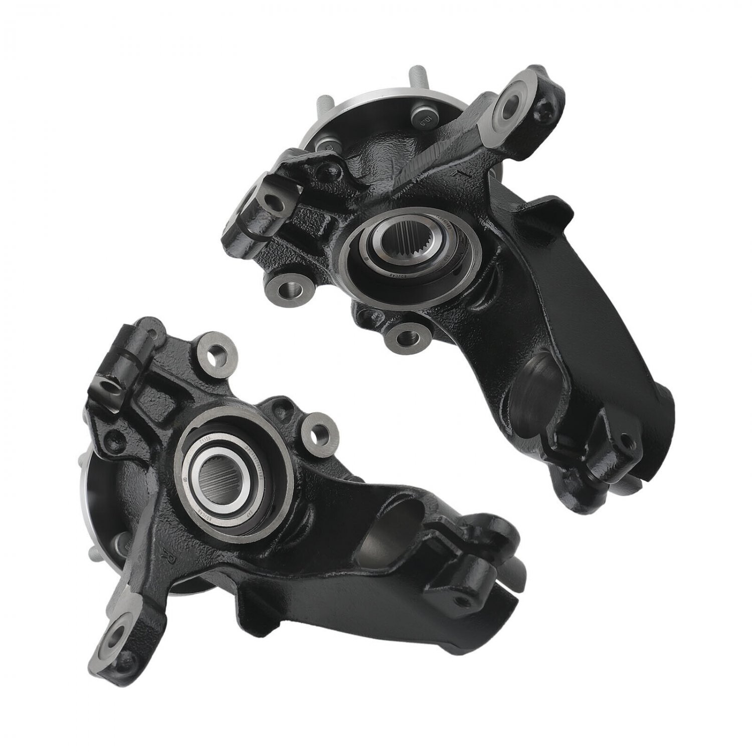 2x Front Wheel Hub Bearing Steering Knuckle Assembly For Ford Focus 2.0L 12-18
