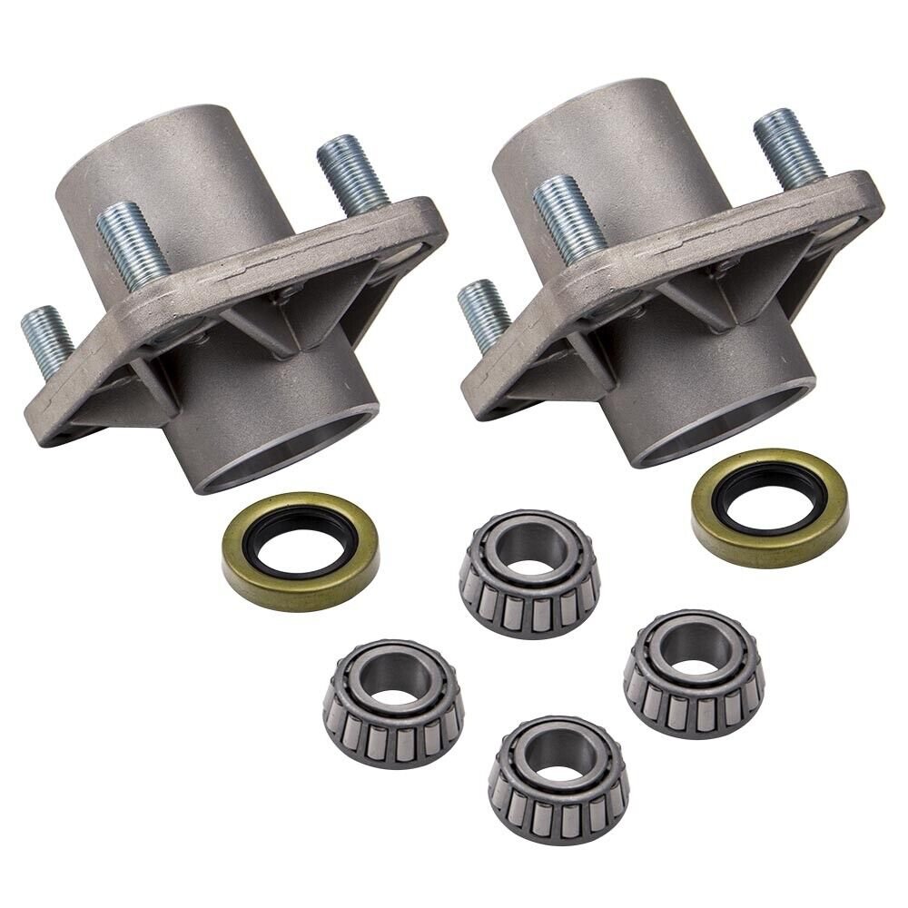 2x Front Wheel Hub Kit Bearings fit for Club Car DS Golf Cart 82-02 Models