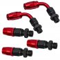 Universal Adjustable Fuel Pressure Regulator Kit 100psi Guage AN6 Fitting Red