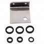 Universal Adjustable Fuel Pressure Regulator Kit 100psi Guage AN6 Fitting Red