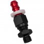 Universal Adjustable Fuel Pressure Regulator Kit 100psi Guage AN6 Fitting Red