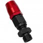 Universal Adjustable Fuel Pressure Regulator Kit 100psi Guage AN6 Fitting Red
