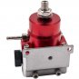 Universal Adjustable Fuel Pressure Regulator Kit 100psi Guage AN6 Fitting Red