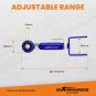 Aluminum Adjustable Rear Camber Arms Kit For Tesla Model 3 Model Y 2017-2023