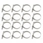 2.5" UNIVERSAL black Turbo Intercooler Piping Pipe Duct Tube Kit with Bolt Clamp