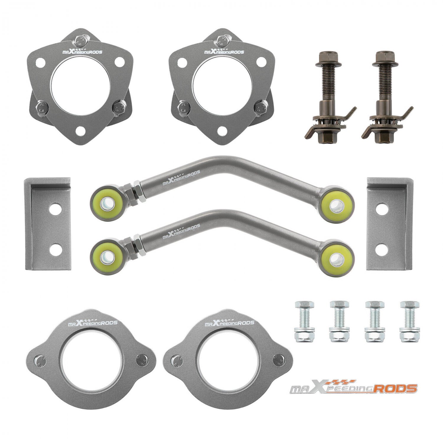 2" Front Rear Lift Kit Sway bar relocation bracket For Jeep Patriot MK 2007-2017