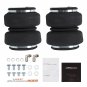 Pair Universal Air Spring Bag Standard 2500 lb G 1/8 on Heavy Duty Truck Van