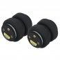 Pair Universal Air Spring Bag Standard 2500 lb G 1/8 on Heavy Duty Truck Van