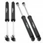 4x Front & Rear Shock Absorbers for Jeep Wrangler JK 2007-2018 Fit 3-4.5" Lift