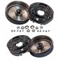 Left Right Trailer 5 on 4.5" Electric Brake Hub Drum Bearing For 3500 lb Axle