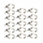 Universal DIY 8PC 2.5 Inch Turbo Intercooler Piping Pipe Kit w/Silicone Hoses