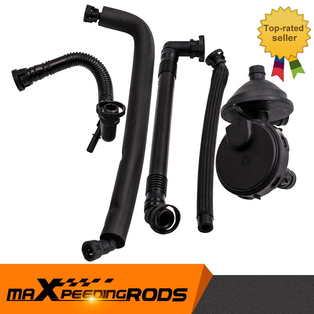 PCV Crankcase Vent Valve & Breather Hose Kit For BMW E46 X3 320i 325i 325Ci 323i