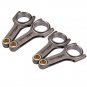 4340 H-Beam Connecting Rods ARP Bolts for Mazda MZR Ford Duratec 2.5L 5.975"