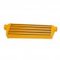 Universal Turbo Front Mount Aluminum Intercooler 27''X7''X2.5'' Tube & Fin GOLD