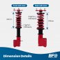 Coilovers Suspension Kits Adj Height Struts Shock Spring For Mazda 323 1999-2003