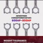 8x 4340 Forged Connecting Rods ARP2000 Bolts for Mercedes Benz 4.0L V8 M177 M178