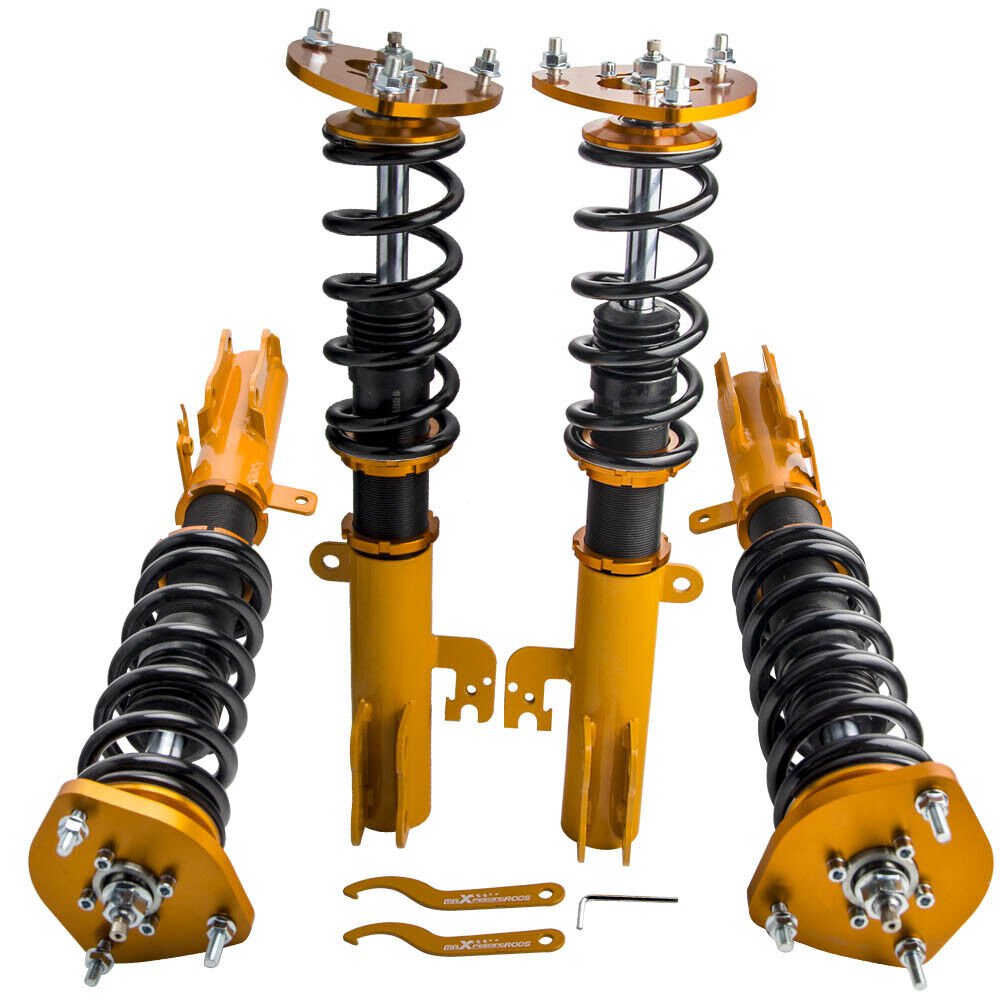 MaXpeedingrods Coilover Shocks 24 Click Damper Kit for Toyota Camry 2002-2006