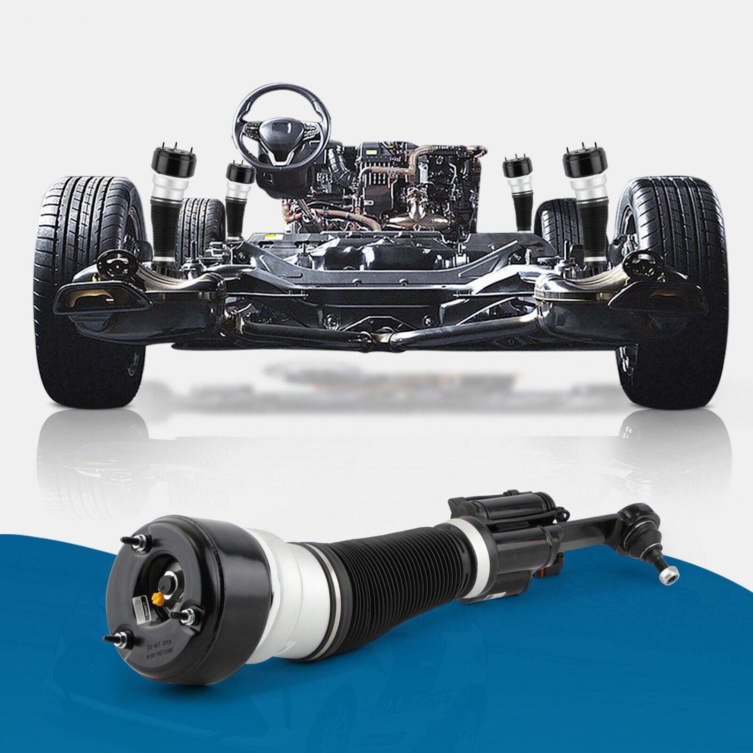 Front Right Air Shock Strut Suspension For Mercedes 4MATIC W221 S500 S550 C216