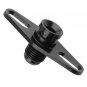 Adjustable Fuel Pressure Regulator Kit 100PSI Gauge AN6 Fitting Universal Black