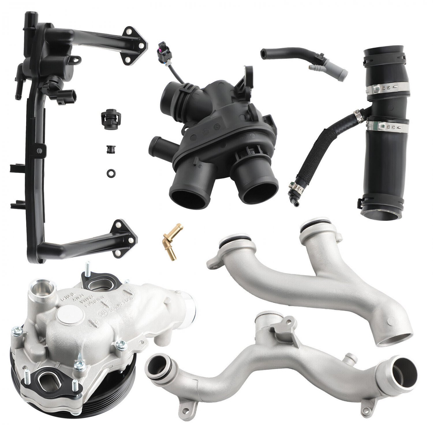 Cooling System Replace Kit Supercharged For Jaguar Land Rover 3.0 5.0 2013-2019