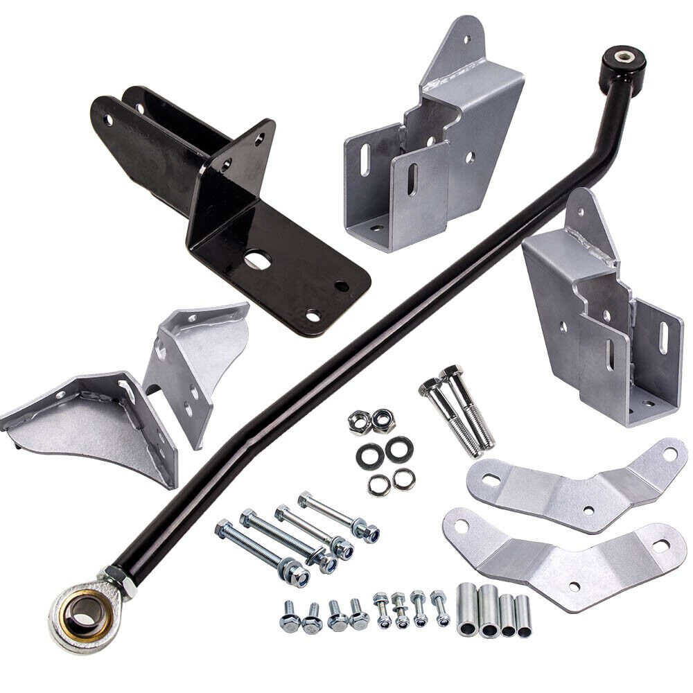 Front Adjustable Track Bar Control Arm Drop Brackets For 84-01 Jeep Cherokee XJ