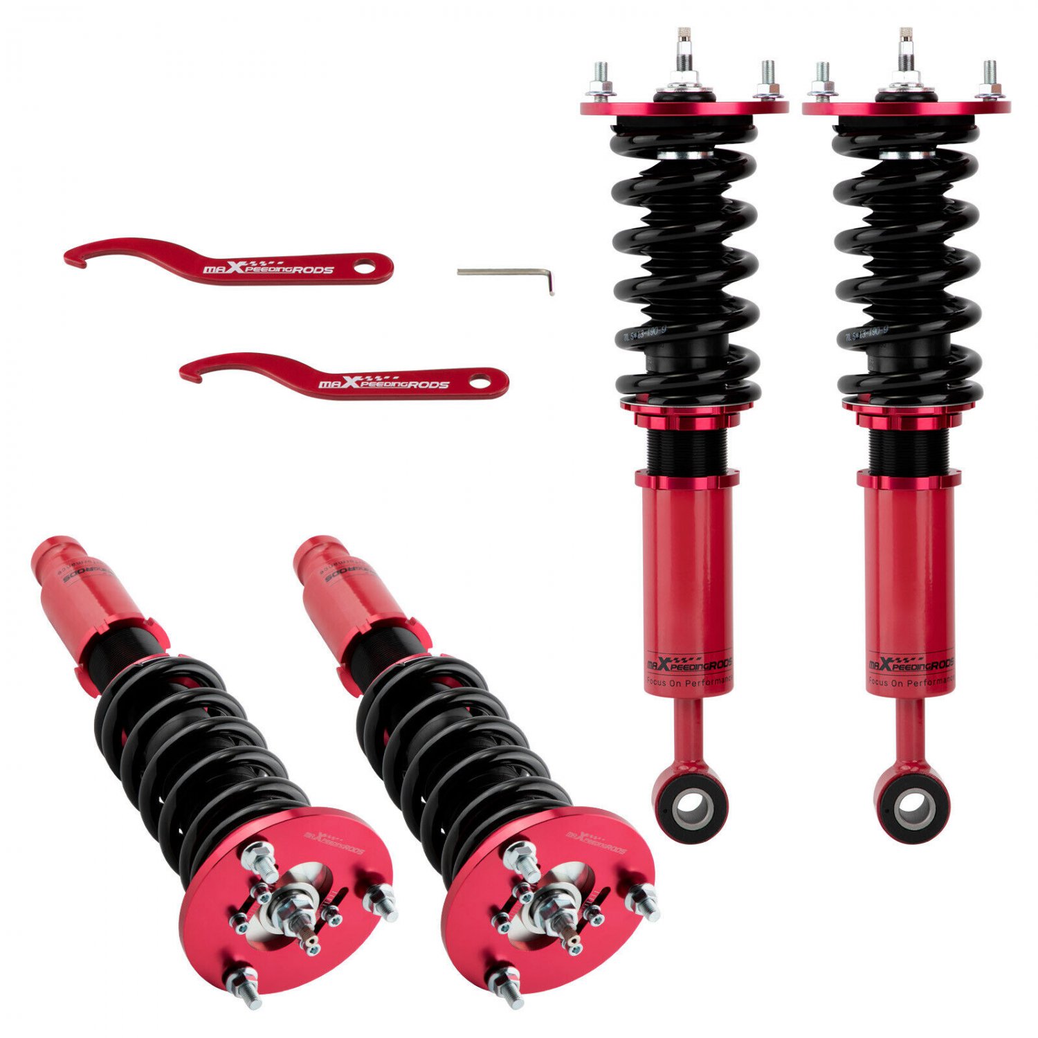 24 Levels Adjustable Damper Coilover Suspension Kit For Mitsubishi Eclipse 95-99