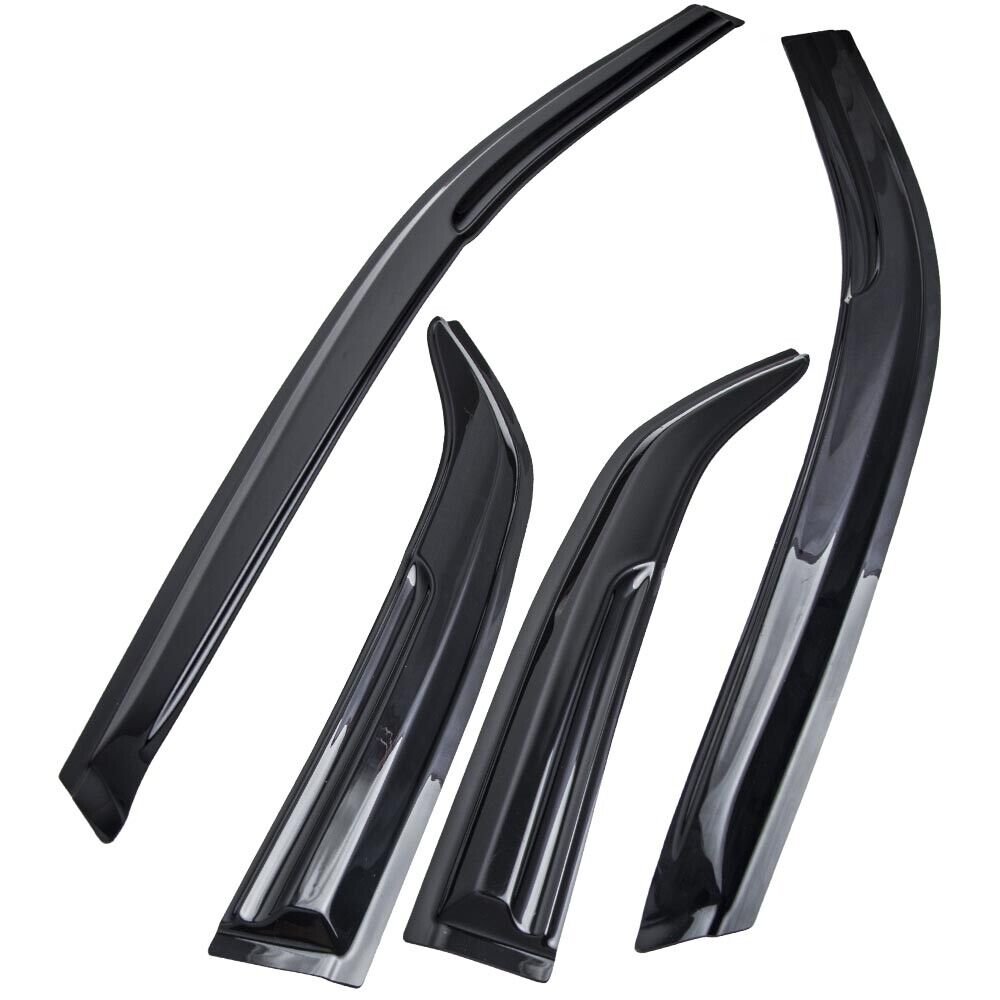 4x Window Visors Sun Rain Wind Guard Vent Shade for Toyota Camry 2012-17
