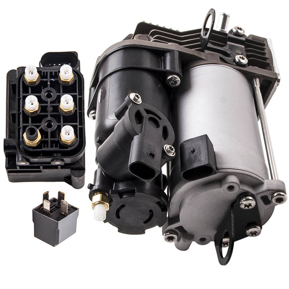 Air Suspension Compressor & Valve Block & Relay for Mercedes W164 X164 ML/GL 320