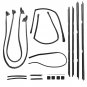 17PCS Complete Weatherstripping Kit For Chevrolet El Camino 2135478 1978-87
