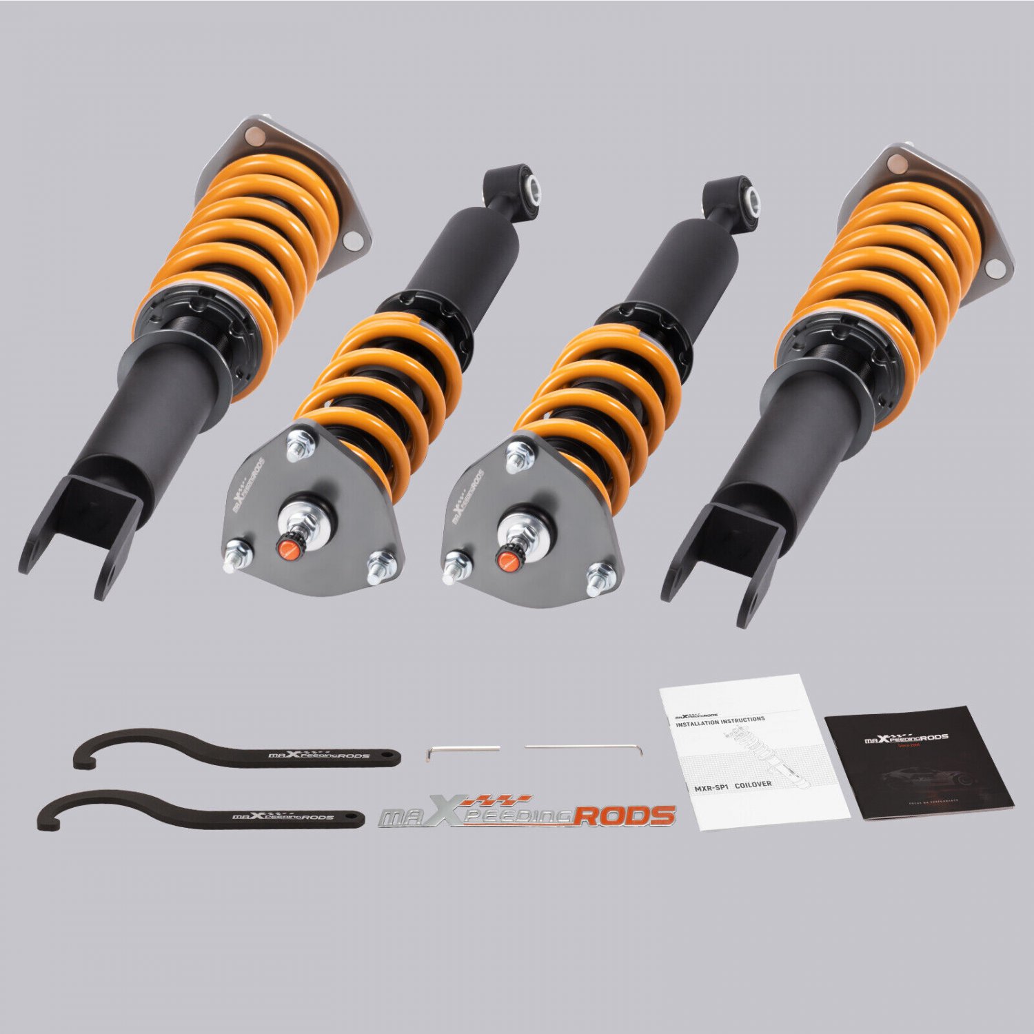MaXpeedingrods 24 Way Coilover Shock+Spring Set for Lexus LS460 07-16 RWD Only