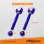 Adjustable Rear Lower Trailing Arms Aluminum for Tesla model 3 / Y 2017-2023