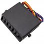 Black Waterproof 12V 80A Rocker Switch Box Light 6-Gang Toggle Control Panel
