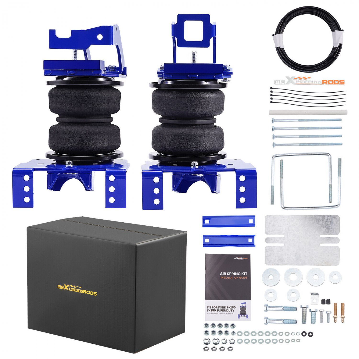 Air Helper Spring Bag Kit for Ford F250 F350 F450 Super Duty 2011-2014