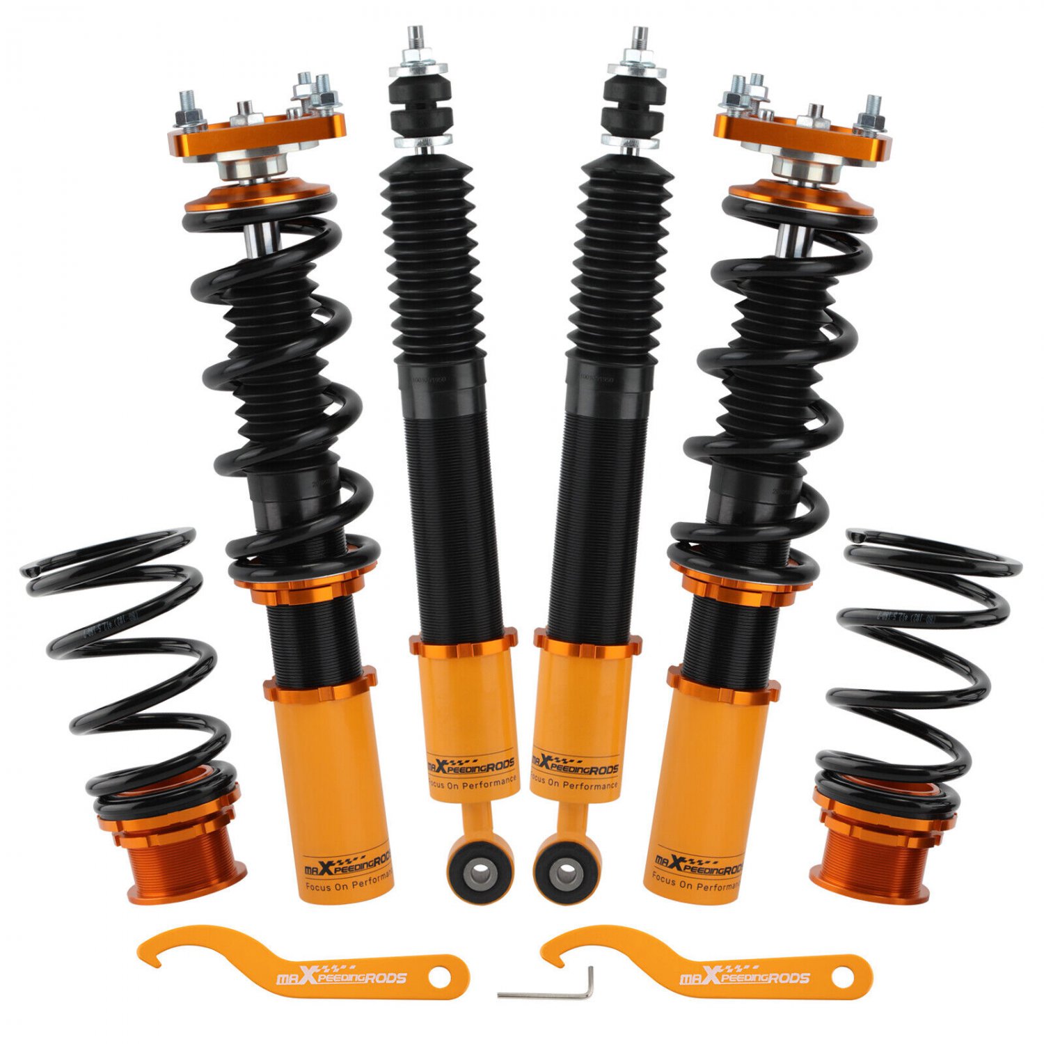 MaXpeedingrods Coilovers Suspension Kit for Ford Mustang 1994-2004 Adj Height