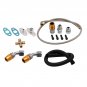 Turbo Oil Feed Line & Oil Drain Return Line For Ford T3 GT35 GT30 GT3582/GT3076