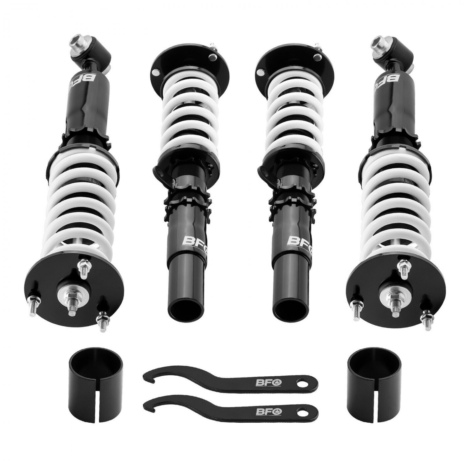 Front + Rear Coilovers Adj. Height Struts For BMW 5 Series E60 535i 2004-2010