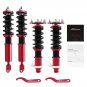 4PCS Coilover Suspension Spring Struts For Honda Prelude 1992-2001 Adj. Height