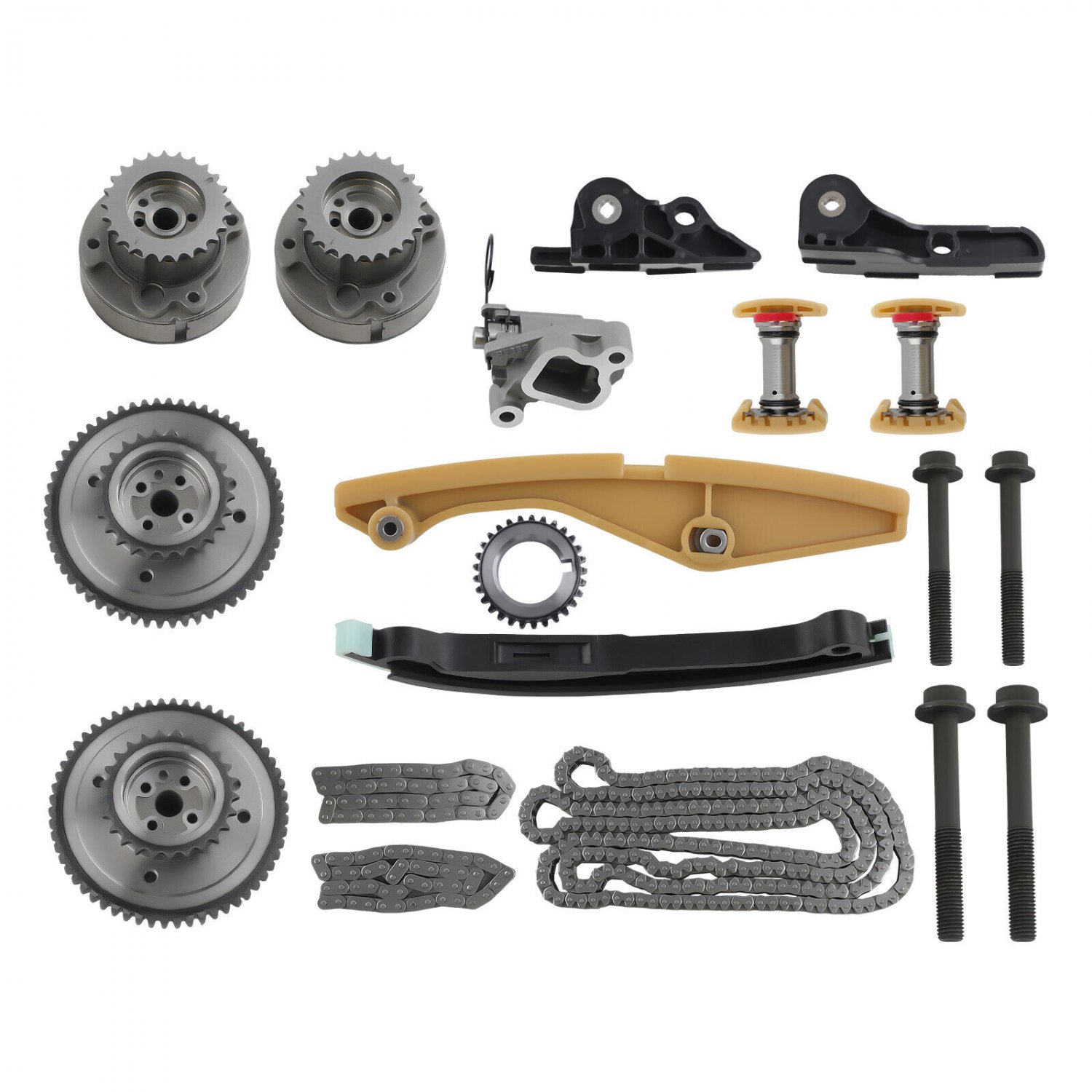 Timing Chain Kit For Ford Edge F-150 Taurus Mustang 3.7L Lincoln MKX Navigator